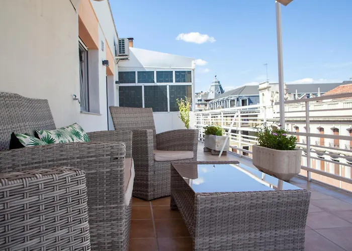Apartmán Burgo Nuevo Atico De Lujo En Pleno Centro Con Terraza Y Vistas - Leonapartamentos *